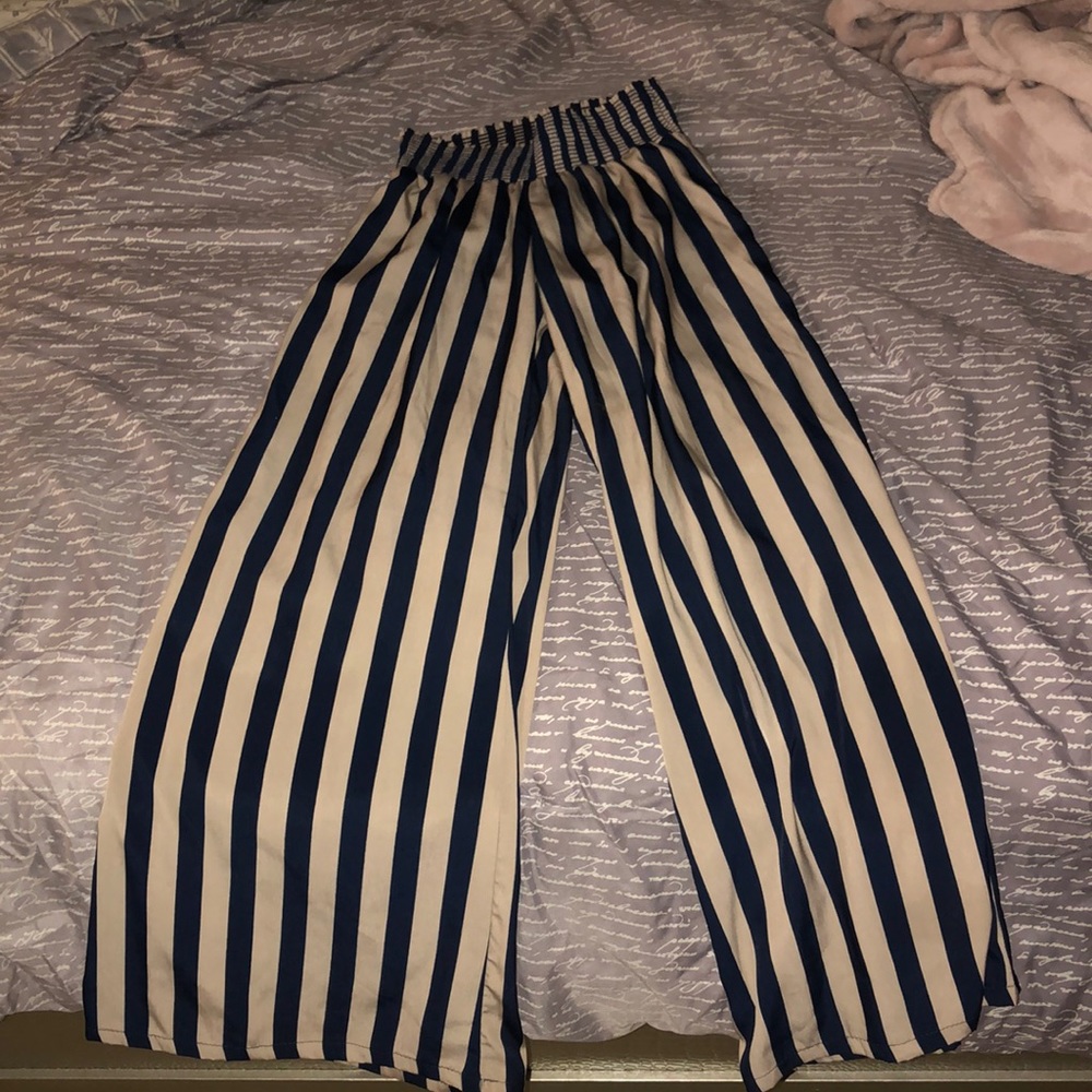 Blue & Cream pilazzo trousers